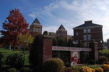 Entrance to California University of Pennsylvania at Third Street.