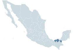 Location within Mexico