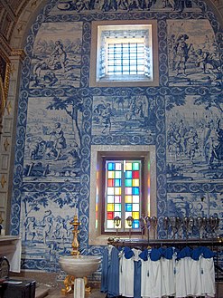 Azulejos de Willem van der Kloet en el crucero.