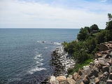 Shoreline in Newport, Rhode Island