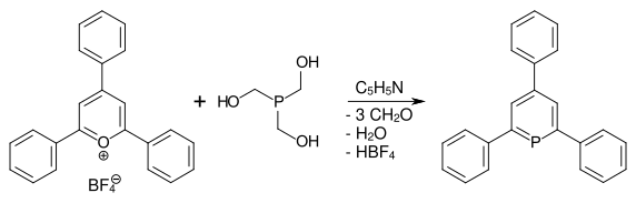 File:Synthesis Triphenylphosphabenzene.svg