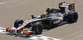 Bruno Senna driving for HRT at the 2010 Bahrain Grand Prix.