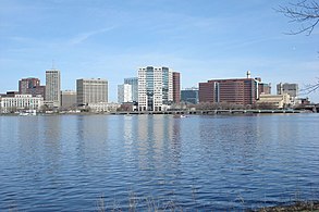 Skyline of Cambridge, Massachusetts's fourth largest municipality by population