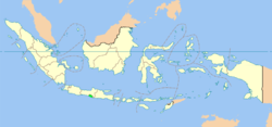 Location of the Special Region of Yogyakarta in Indonesia