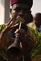 Image 25A musician plays traditional African music during the closing ceremony of French RECAMP-concept (reinforcement of African peacekeeping capacities) in Douala, November 23, 2006 (from Culture of Cameroon)