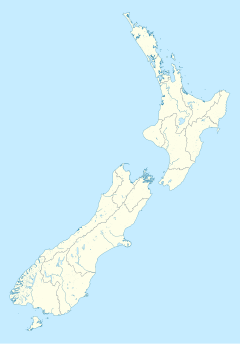 A map of New Zealand showing the location of Marsden Point