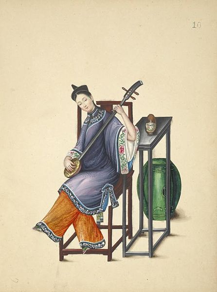 File:Playing a sanxian.jpg