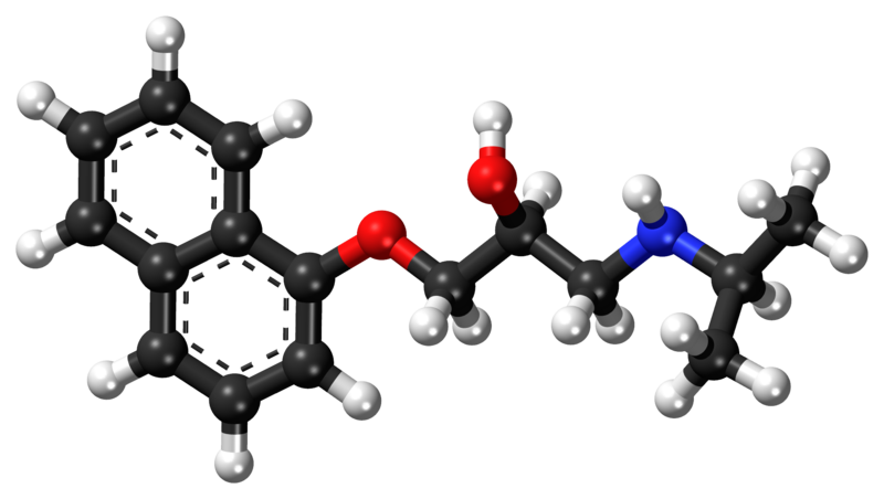 File:Propranolol ball-and-stick model.png