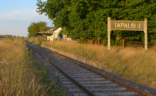 Imagen de la estación de Tapalqué, provincia de Buenos Aires Argentina