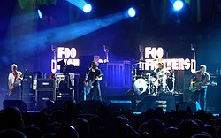 Foo Fighters performing in November 2007.