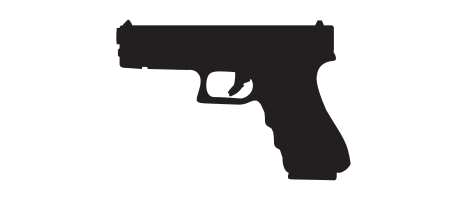 File:Glock 19 silhouette.svg