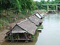 River house on the River Kwai in Thailand