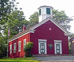 The refurbished Huguenot Schoolhouse, now the historical museum of Deerpark