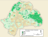 Hungarians in Romania (according to the 2002 census)