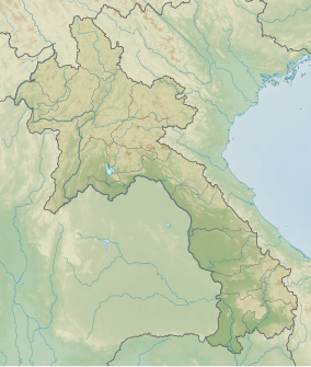 Map showing the location of Nakai-Nam Theun National Park