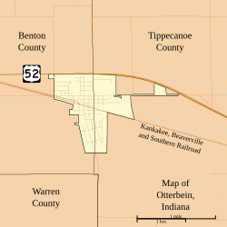 Map of Otterbein