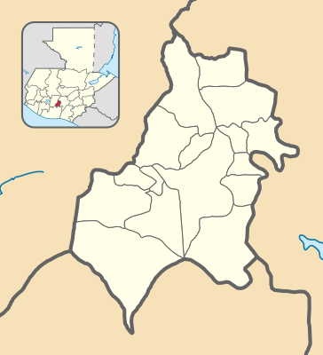 Mapa de localización de Sacatepéquez