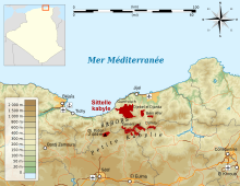 Map showing the breeding range of Sitta ledanti