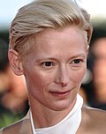 Swinton at the San Diego Comic-Con in 2016.