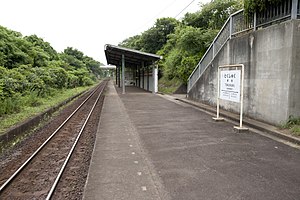 車站月台與候車室（2017年7月）