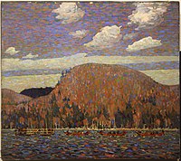 The Pointers, Winter 1916–17. 101 x 114.6 cm. Hart House, University of Toronto