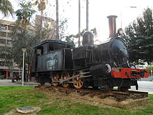 Spanish steam locomotive