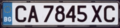 Vehicle registration plates of Bulgaria