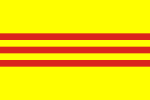 Flag of South Vietnam (horizontal stripes)