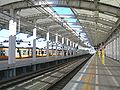 The station platforms in December 2009