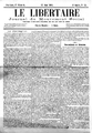 Image 617 August 1860 edition of Le Libertaire, Journal du mouvement social, a libertarian communist publication in New York City (from Libertarianism)