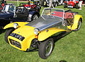 Lotus Super 7, a front mid-engine, rear-wheel drive (FMR) lightweight sports car