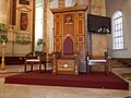 Cathedra of the Archbishop of Manila, when the church was used as a pro-cathedral.