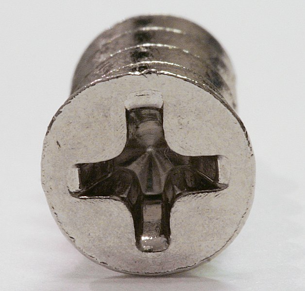 File:Phillips screw head.jpg