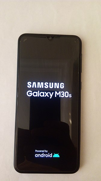 Archivo:Samsung Galaxy M30s Screen.jpg