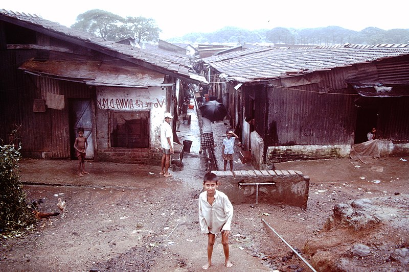 File:Slums-of-Mumbai-1979-gutter-boy-fowl-IHS-87-09.jpeg