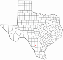 Location of Cotulla, Texas