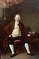 Richard Arkwright with scale model, 1790