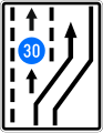 Д2 Additional road lane for slow-moving road vehicles