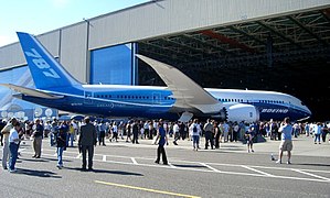 Boeing 787 con raked wingtip