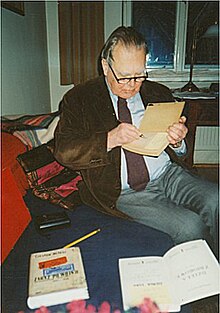 Czesław Miłosz, Kraków, December 1998.