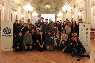 Editatón en la Legislatura de la Ciudad de Buenos Aires.