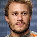 Photo of Heath Ledger attending the Berlin Film Festival in 2006.