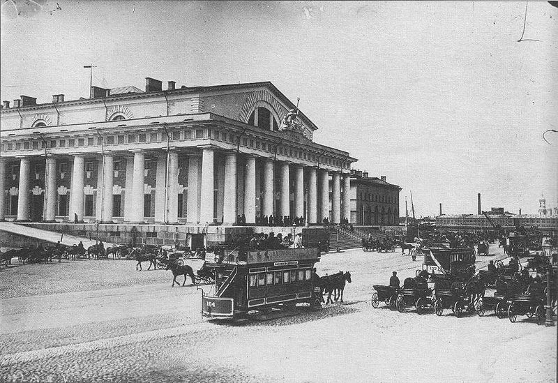 Файл:HorsetramSPbBirjevayaSquare1906.jpeg