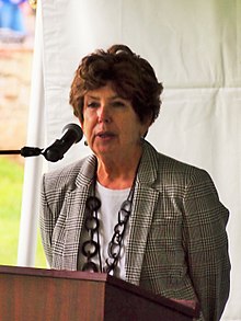 Andrews reading at the Gaithersburg Book Festival in 2016