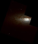 Spiral galaxy NGC 3593, by HST