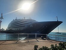 Ritz-Carlton Evrima docked on Pier B at Port of Key West.