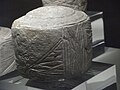 Side image of a drum with geometric patterns