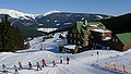 A Ski resort in the Krkonoše mountains