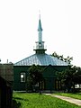 Tatar mosque in the town Iwye, Belarus