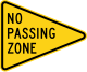 No Passing Zone